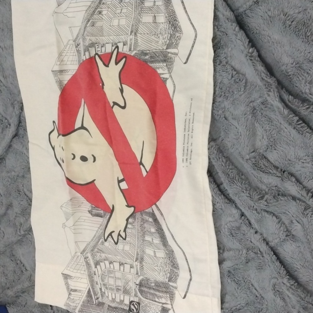 Vintage 1984 Ghost busters pillow case